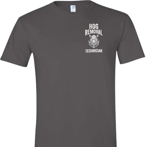 Hog Removal Technician Short Sleeve T-Shirt - Picture 4 of 10